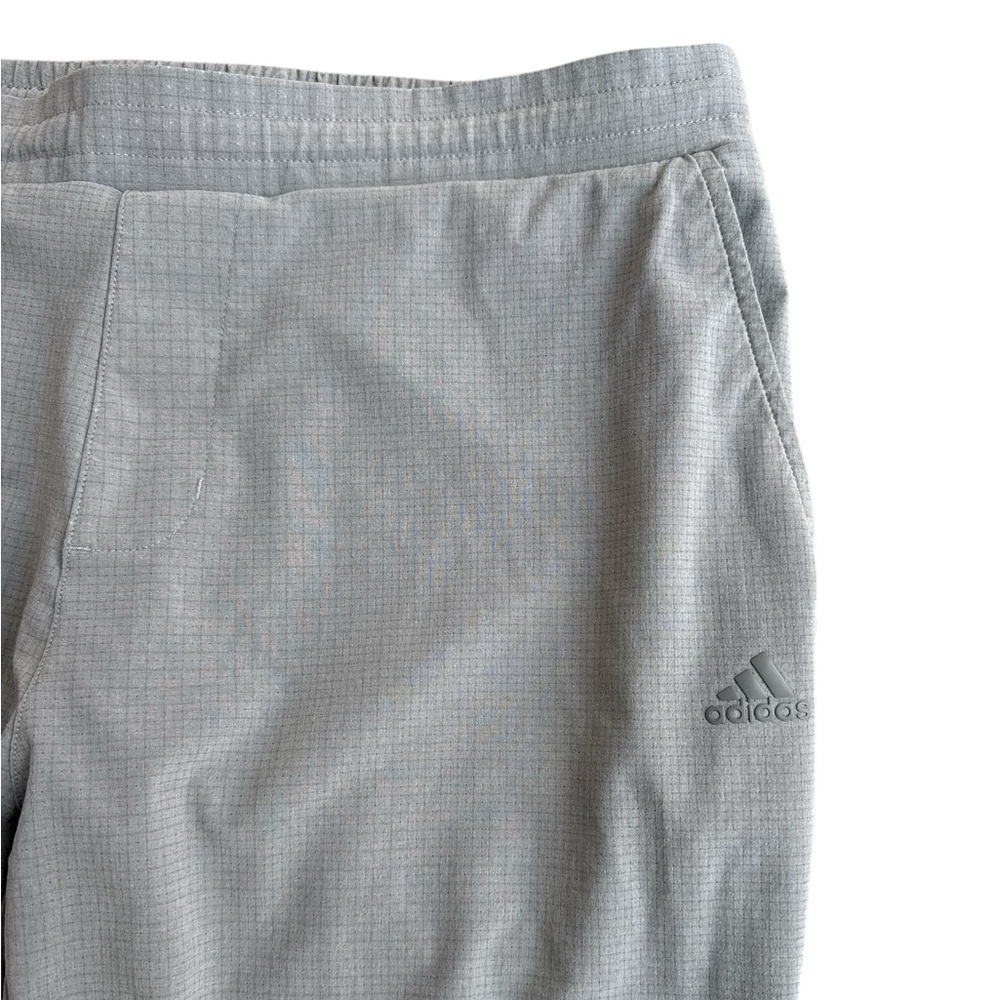 adidas Men's Light Gray Joggers - Picture 3 of 5